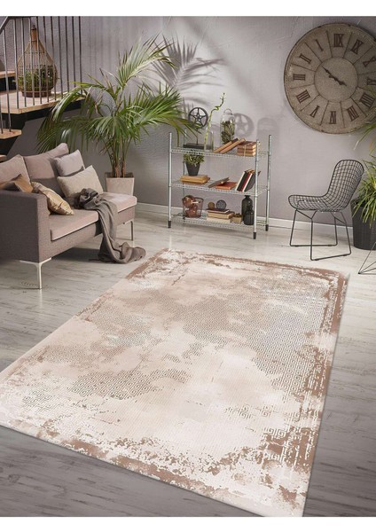Dijital Baskılı Yıkanabilir Kaymaz Taban Salon ve Oturma Odası Halısı 5082H