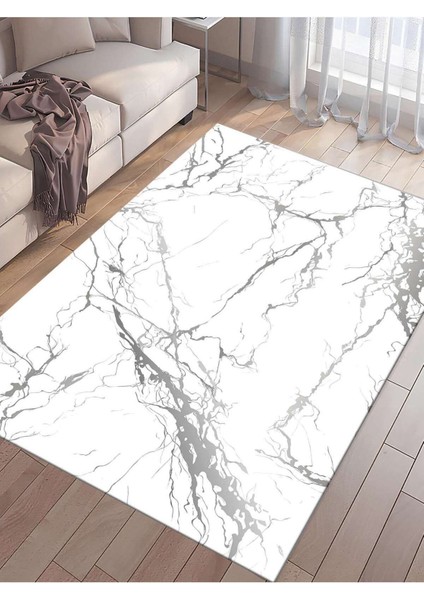 Dijital Baskılı Yıkanabilir Kaymaz Taban Salon ve Oturma Odası Halısı 0030H