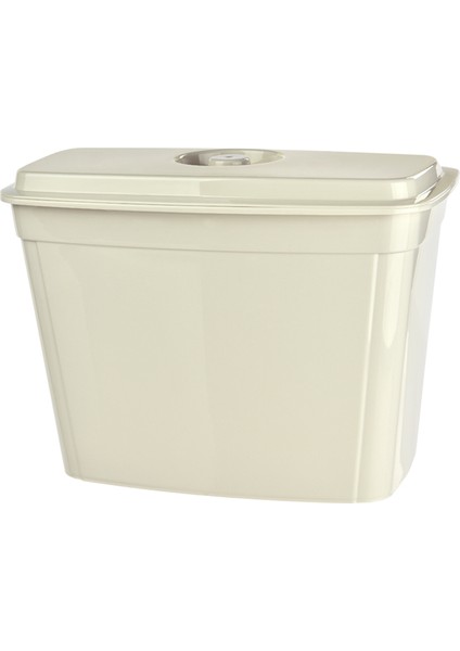 Quick Askılı ve Kapaklı Çöp Kutusu 4 L (Krem)