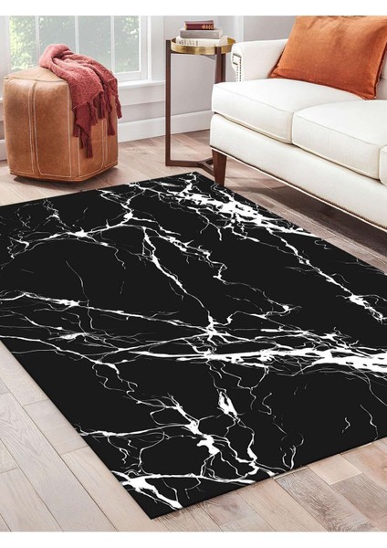 Dijital Baskılı Yıkanabilir Kaymaz Taban Salon ve Oturma Odası Halısı 0030H