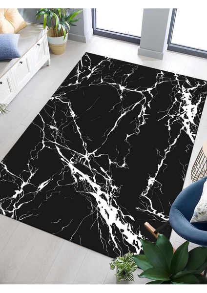 Dijital Baskılı Yıkanabilir Kaymaz Taban Salon ve Oturma Odası Halısı 0030H