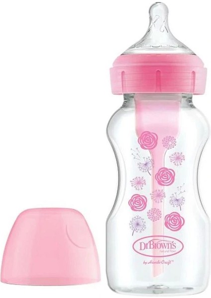 Nessiworld Pp Geniş Ağız Options Biberon 270 ml Pembe
