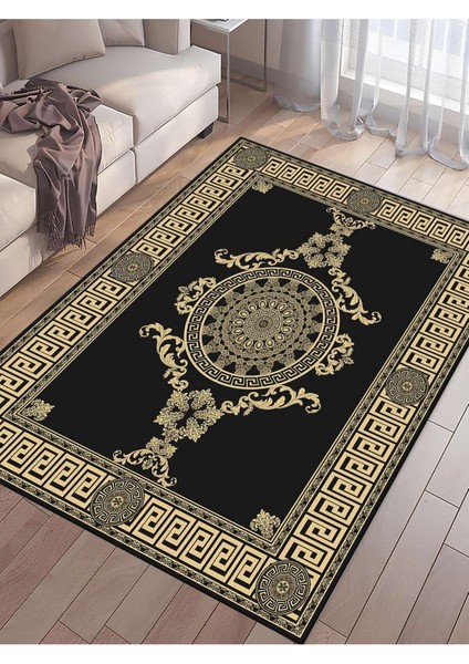 Dijital Baskılı Yıkanabilir Kaymaz Taban Salon ve Oturma Odası Halısı 0028H