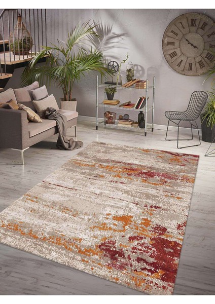 Dijital Baskılı Yıkanabilir Kaymaz Taban Salon ve Oturma Odası Halısı 1042H