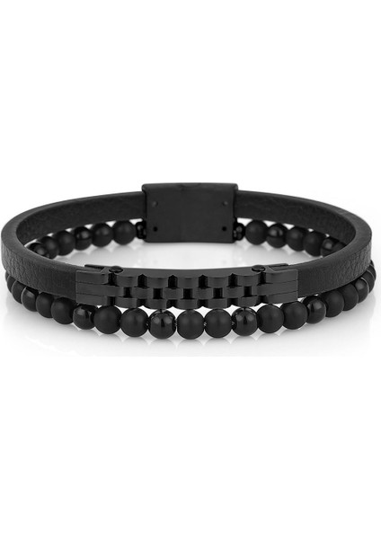 Erkek Gerçek Deri Bileklik DKJ.6.10005-3