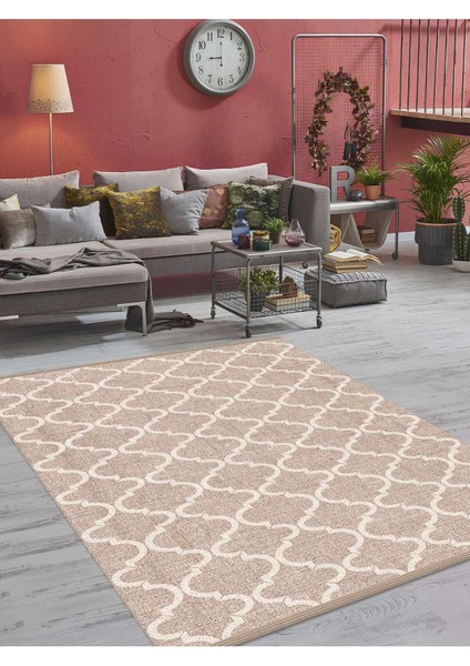Dijital Baskılı Yıkanabilir Kaymaz Taban Salon ve Oturma Odası Halısı 6183H