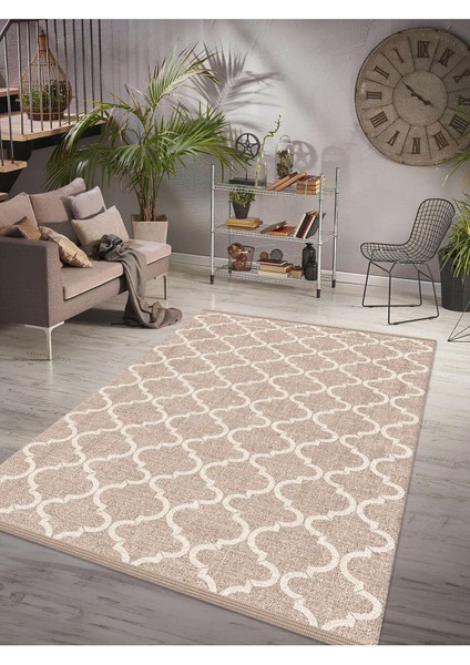 Dijital Baskılı Yıkanabilir Kaymaz Taban Salon ve Oturma Odası Halısı 6183H