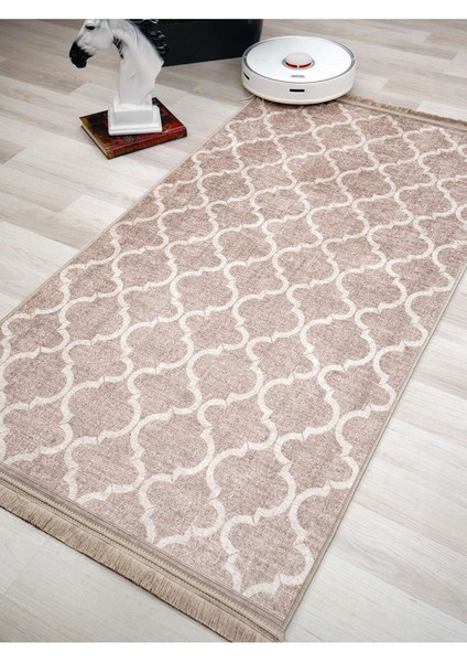 Dijital Baskılı Yıkanabilir Kaymaz Taban Salon ve Oturma Odası Halısı 6183H