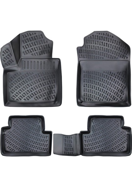Ford Connect 1 3D Havuzlu Paspas Siyah 2002-2013 Arası