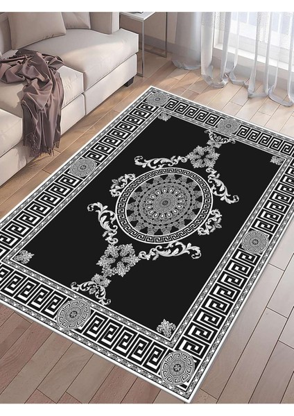Dijital Baskılı Yıkanabilir Kaymaz Taban Salon ve Oturma Odası Halısı 0028H