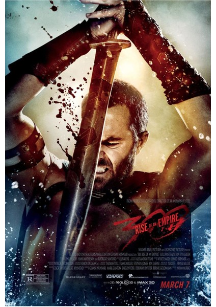 300 Rise Of An Empire (2014) 4 ( Folyo ) - Afiş - POSTER-1046 ( 35 cm x 50 cm )