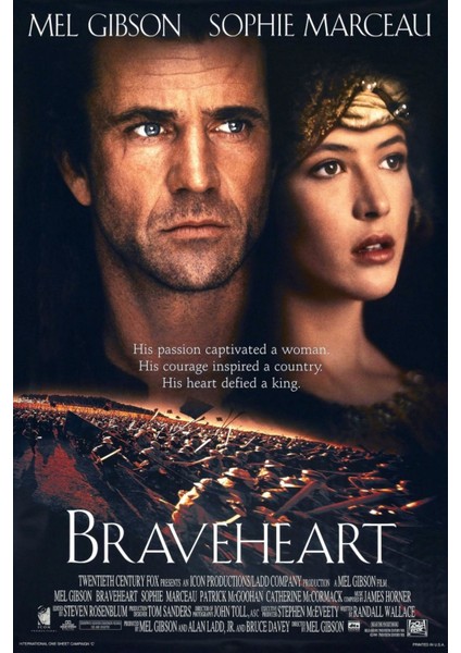 Braveheart (1995) ( Folyo ) - Afiş - POSTER-1891 ( 35 cm x 50 cm )