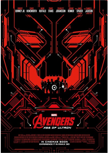 Avengers Age Of Ultron (2015) 0004 ( Folyo ) - Afiş - POSTER-1462 ( 35 cm x 50 cm )