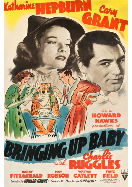 Bringing Up Baby (1938) ( Folyo ) - Afiş - POSTER-1915 ( 35 cm x 50 cm )