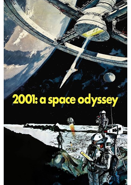 2001 A Space Odyssey (1968) 1 ( Folyo ) - Afiş - POSTER-1058 ( 35 cm x 50 cm )