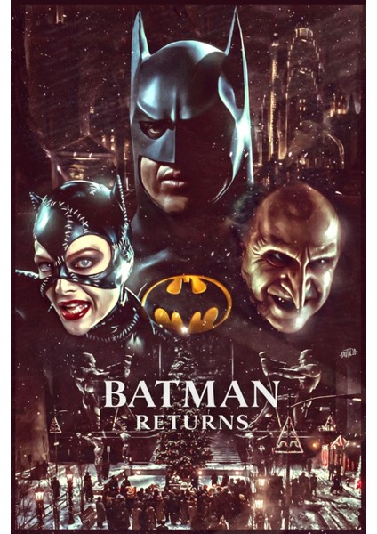 Batman Returns (1992) 5 ( Folyo ) - Afiş - POSTER-1659 ( 35 cm x 50 cm )