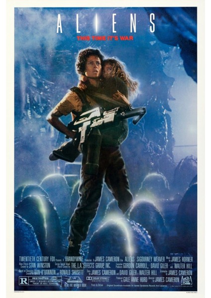 Aliens (1986) ( Folyo ) - Afiş - POSTER-1246 ( 35 cm x 50 cm )