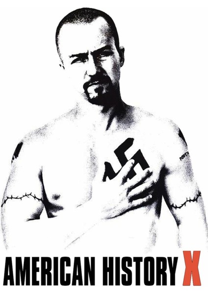 American History x (1998) 2 ( Folyo ) - Afiş - POSTER-1299 ( 35 cm x 50 cm )