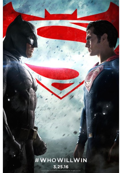 Batman V Superman Dawn Of Justice (2016) 6 ( Folyo ) - Afiş - POSTER-1680 ( 35 cm x 50 cm )