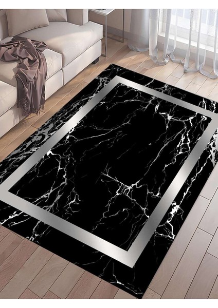 Dijital Baskılı Yıkanabilir Kaymaz Taban Salon ve Oturma Odası Halısı 0899H