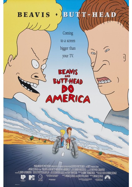 Beavis And Butt-Head Do America (1996) ( Folyo ) - Afiş - POSTER-1713 ( 35 cm x 50 cm )