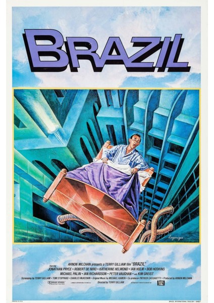 Brazil (1985) ( Folyo ) - Afiş - POSTER-1895 ( 35 cm x 50 cm )