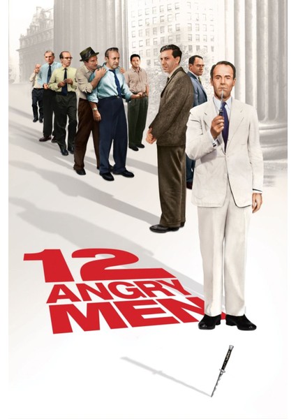 12 Angry Men (1957) 3 ( Folyo ) - Afiş - POSTER-1012 ( 35 cm x 50 cm )