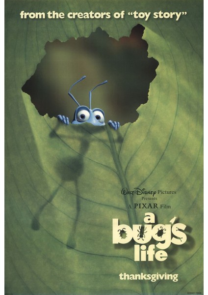 A Bug's Life (1998) 6 ( Folyo ) - Afiş - POSTER-1070 ( 35 cm x 50 cm )