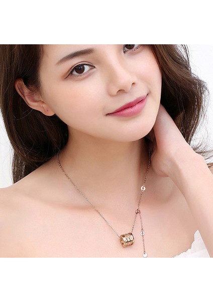 Bulove Rose Kaplama Bayan Kolye EG81RS fırsatları