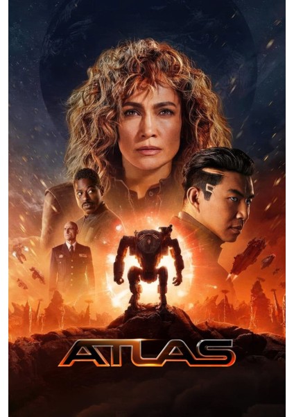Atlas (2024) 0001 ( Folyo ) - Afiş - POSTER-1431 ( 35 cm x 50 cm )