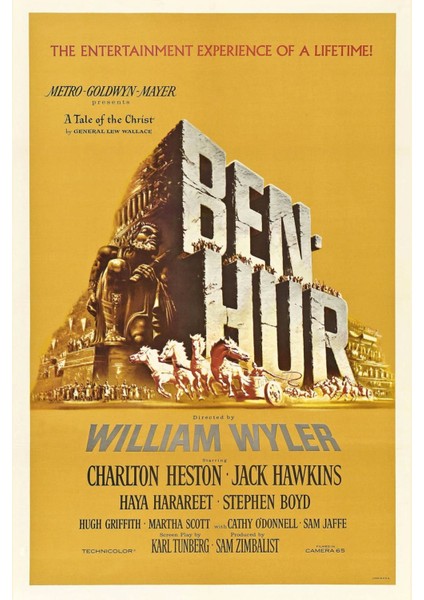 Ben-Hur (1959) 1 ( Folyo ) - Afiş - POSTER-1740 ( 35 cm x 50 cm )