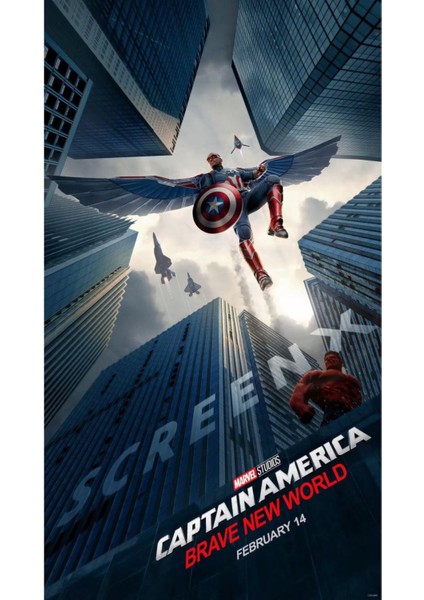 Captain America Brave New World (2025) 0001 ( Folyo ) - Afiş - POSTER-1960 ( 35 cm x 50 cm )