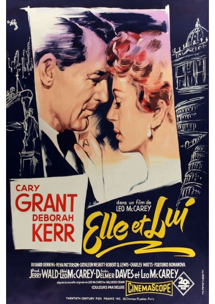 An Affair To Remember (1957) 1 ( Folyo ) - Afiş - POSTER-1315 ( 35 cm x 50 cm )