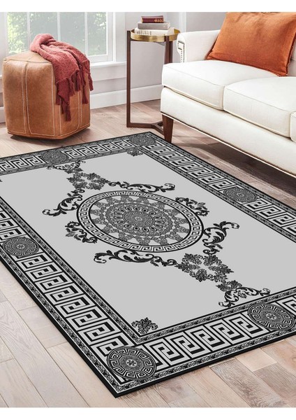 Dijital Baskılı Yıkanabilir Kaymaz Taban Salon ve Oturma Odası Halısı 0028H