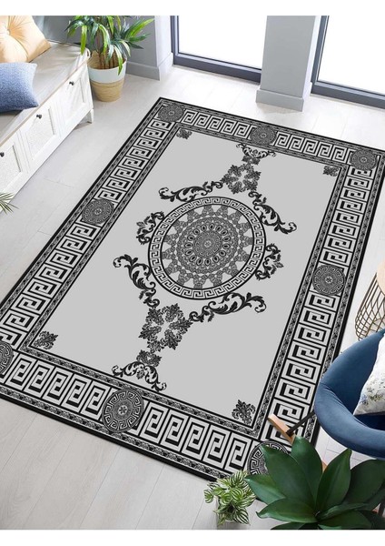 Dijital Baskılı Yıkanabilir Kaymaz Taban Salon ve Oturma Odası Halısı 0028H