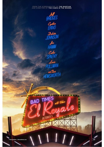 Bad Times At The El Royale (2018) ( Folyo ) - Afiş - POSTER-1585 ( 35 cm x 50 cm )
