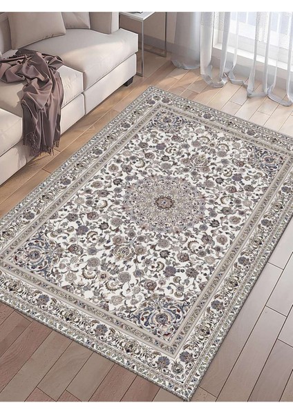 Dijital Baskılı Yıkanabilir Kaymaz Taban Salon ve Oturma Odası Halısı 0037H