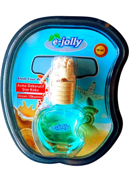 Asma Dekoratif Şişe Oto Kokusu Okyanus Ferahlığı