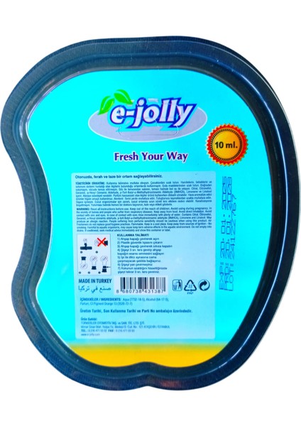 Asma Dekoratif Şişe Oto Kokusu Okyanus Ferahlığı fiyatları