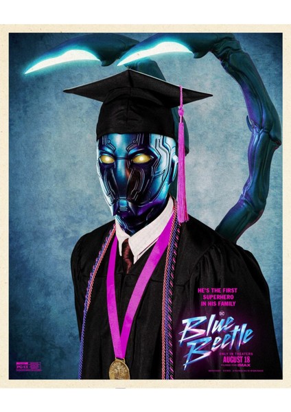 Blue Beetle (2023) 0005 ( Folyo ) - Afiş - POSTER-1853 ( 35 cm x 50 cm )