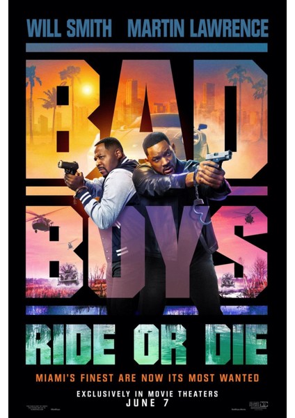 Bad Boys Ride Or Die (2024) 0003 ( Folyo ) - Afiş - POSTER-1577 ( 35 cm x 50 cm )