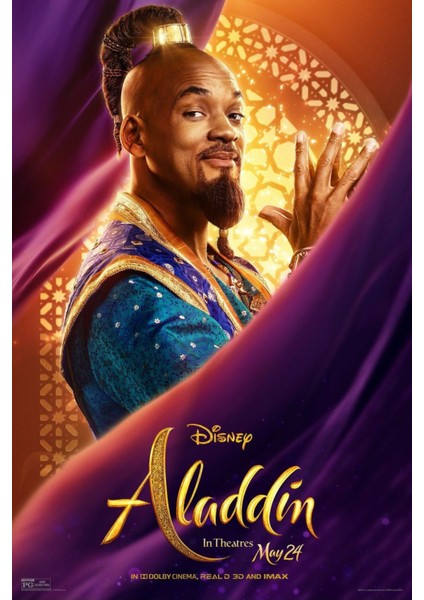 Aladdin (2019) 4 ( Folyo ) - Afiş - POSTER-1199 ( 35 cm x 50 cm )