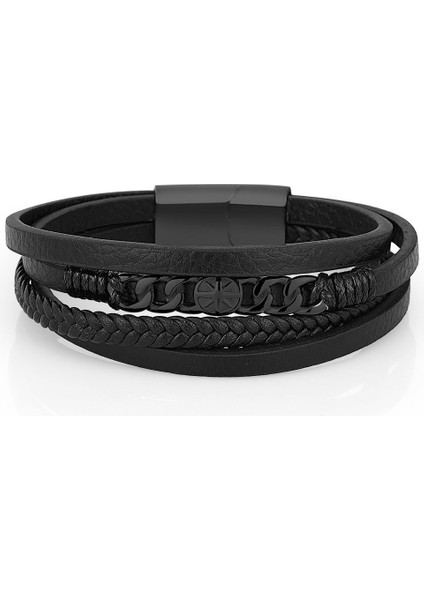 Erkek Gerçek Deri Bileklik DKJ.5.10009-2