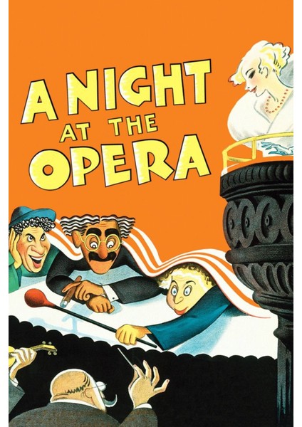 A Night At The Opera (1935) 1 ( Folyo ) - Afiş - POSTER-1105 ( 35 cm x 50 cm )