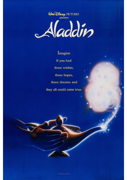 Aladdin (1992) 0001 ( Folyo ) - Afiş - POSTER-1191 ( 35 cm x 50 cm )