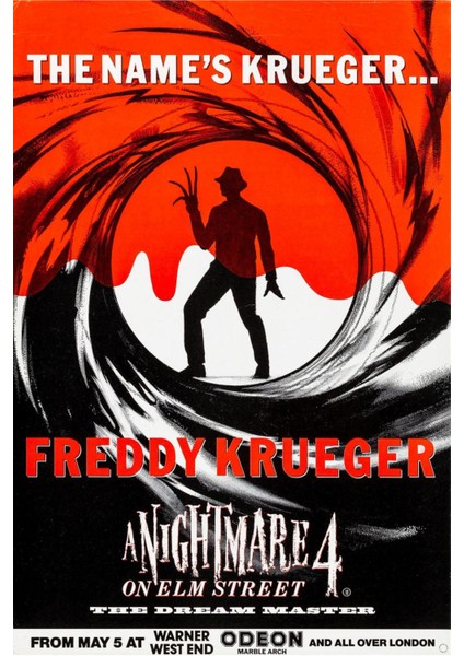 A Nightmare On Elm Street 4 The Dream Master (1988) ( Folyo ) - Afiş - POSTER-1110 ( 35 cm x 50 cm )