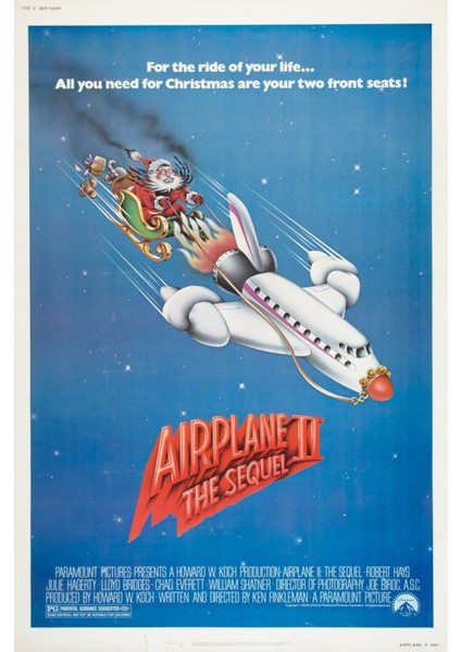 Airplane Iı The Sequel (1982) ( Folyo ) - Afiş - POSTER-1186 ( 35 cm x 50 cm )
