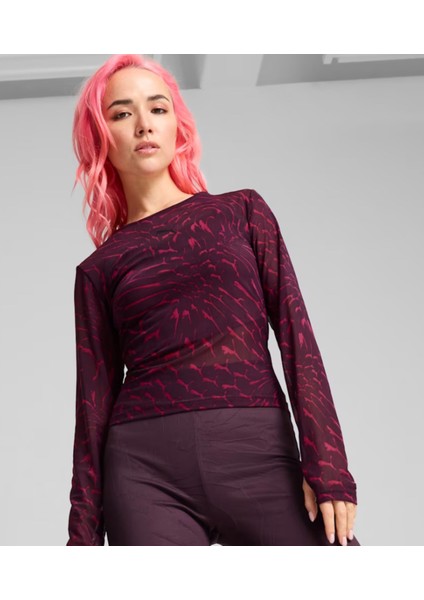 Dare To Mesh Long Sleeve Tee