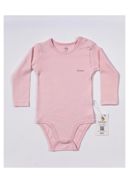 Nessiworld Bebengo BU4024 Basic Uzun Kol Yaş Body Pembe