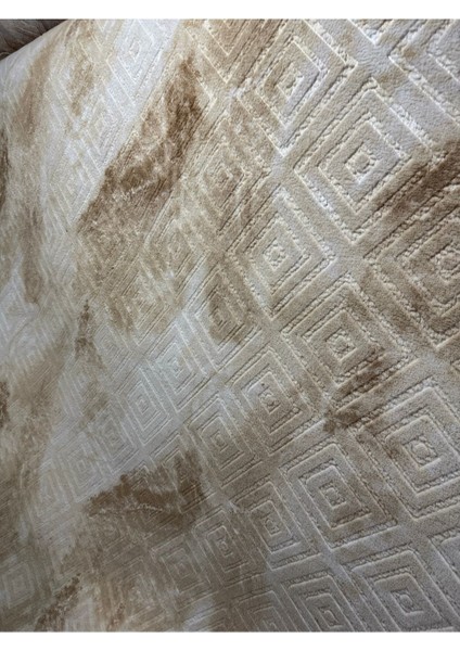 Kabartmalı Halı Dokusunda Jel Kaymaz Taban Yıkanabilir Kesme Yolluk Kavun Içi Renk Desen